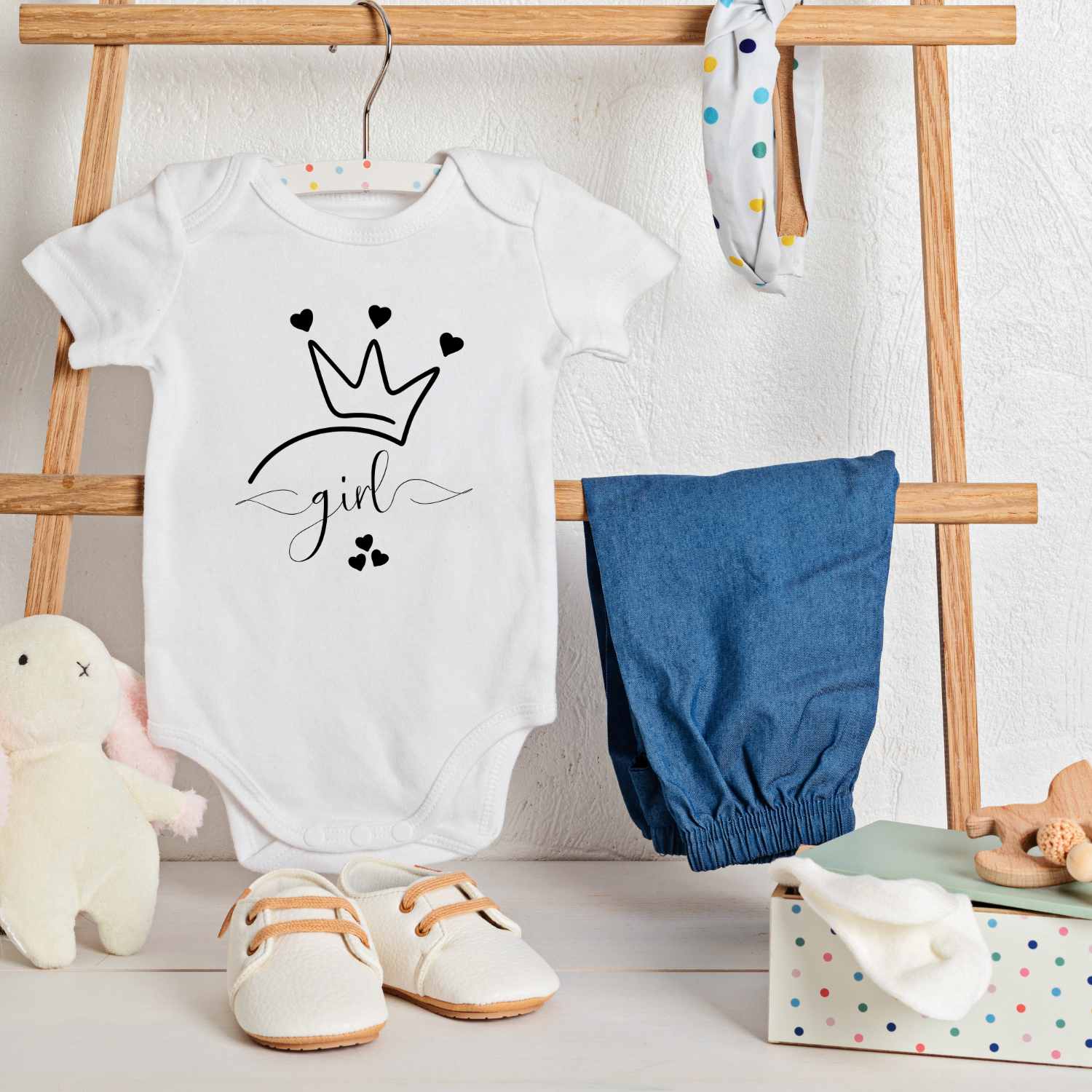 Simple Cute little Girl T-shirt Design