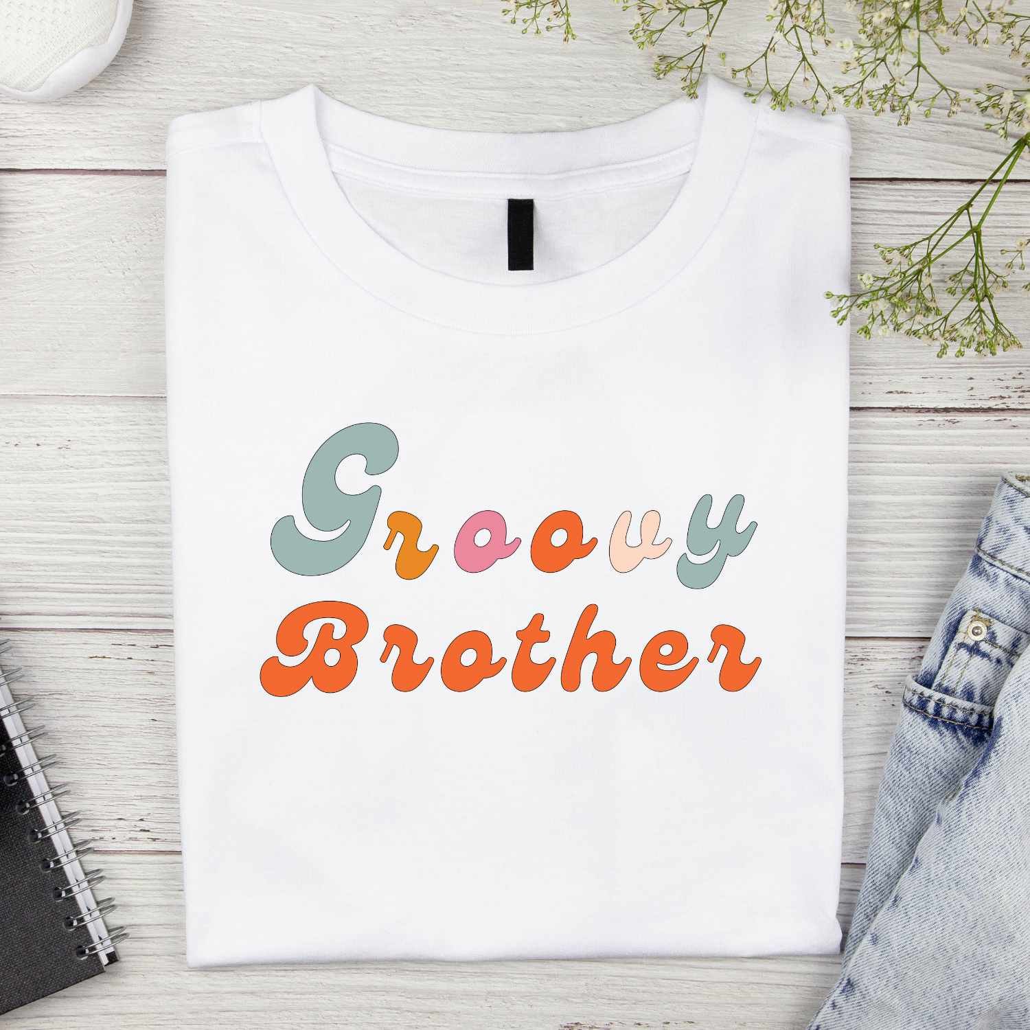 Groovy Brother T-shirt Design