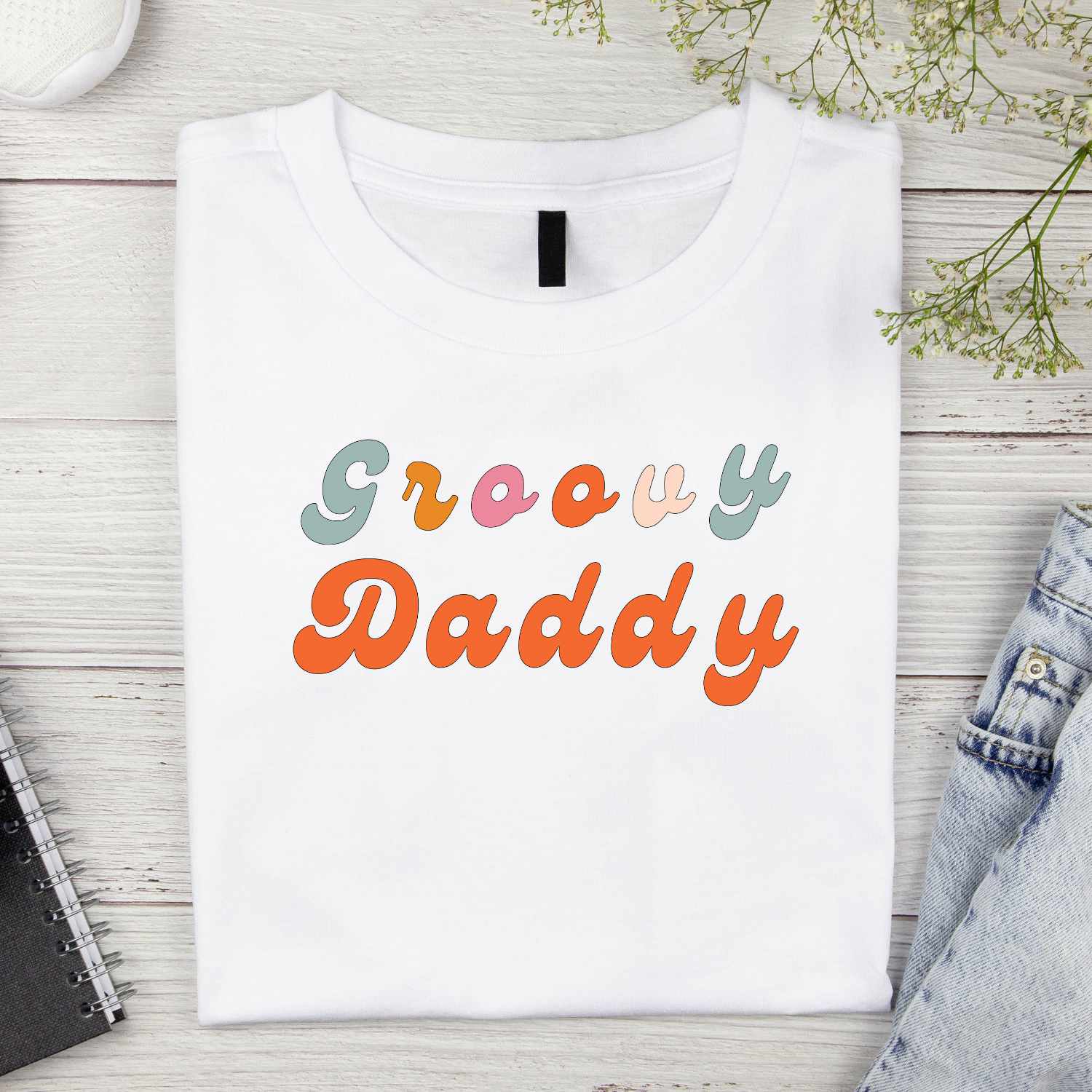 Groovy Daddy Tshirt Design