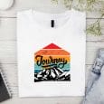 ourney Mountains T-shirt Design