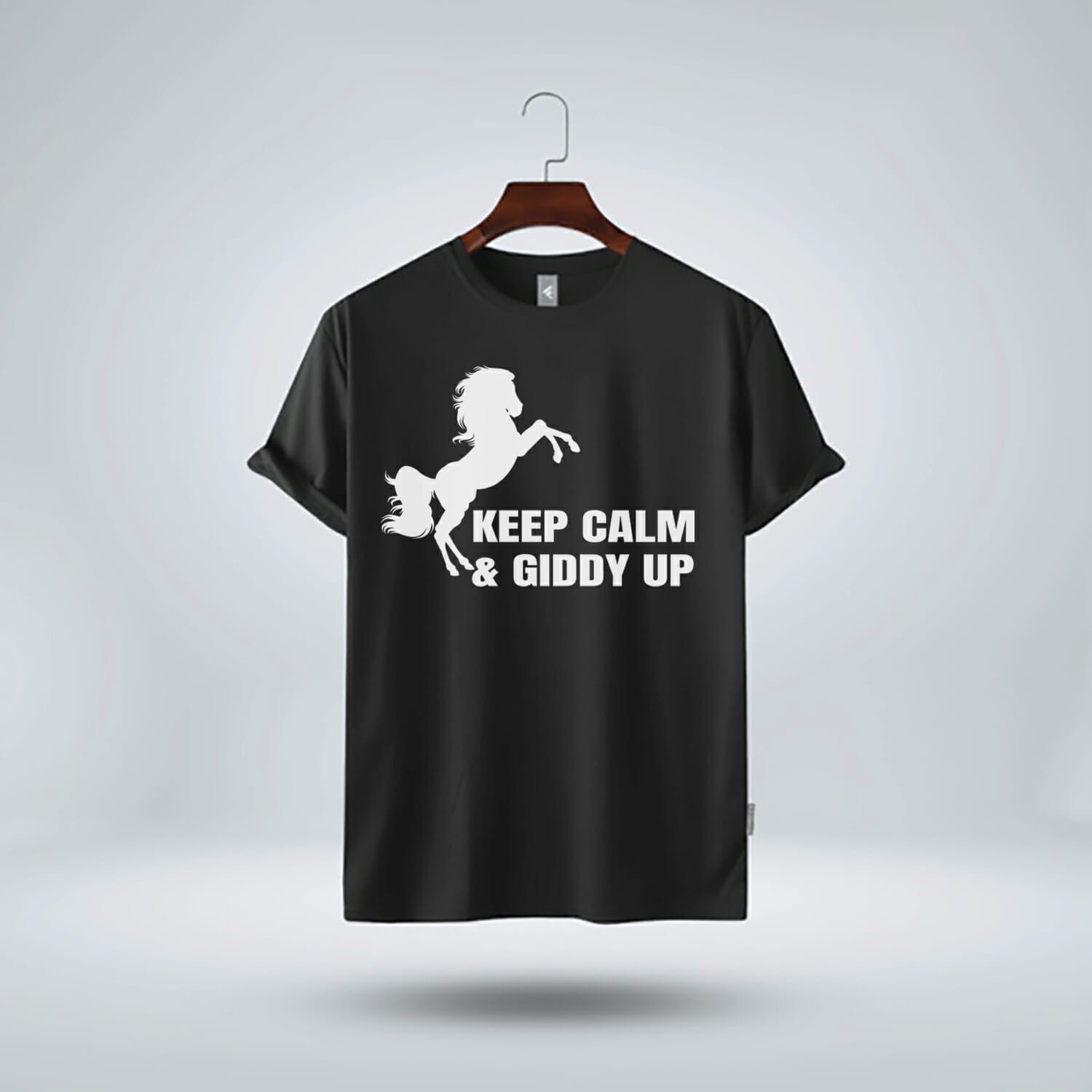 Keep Calm & Giddy Up T-Shirt Design