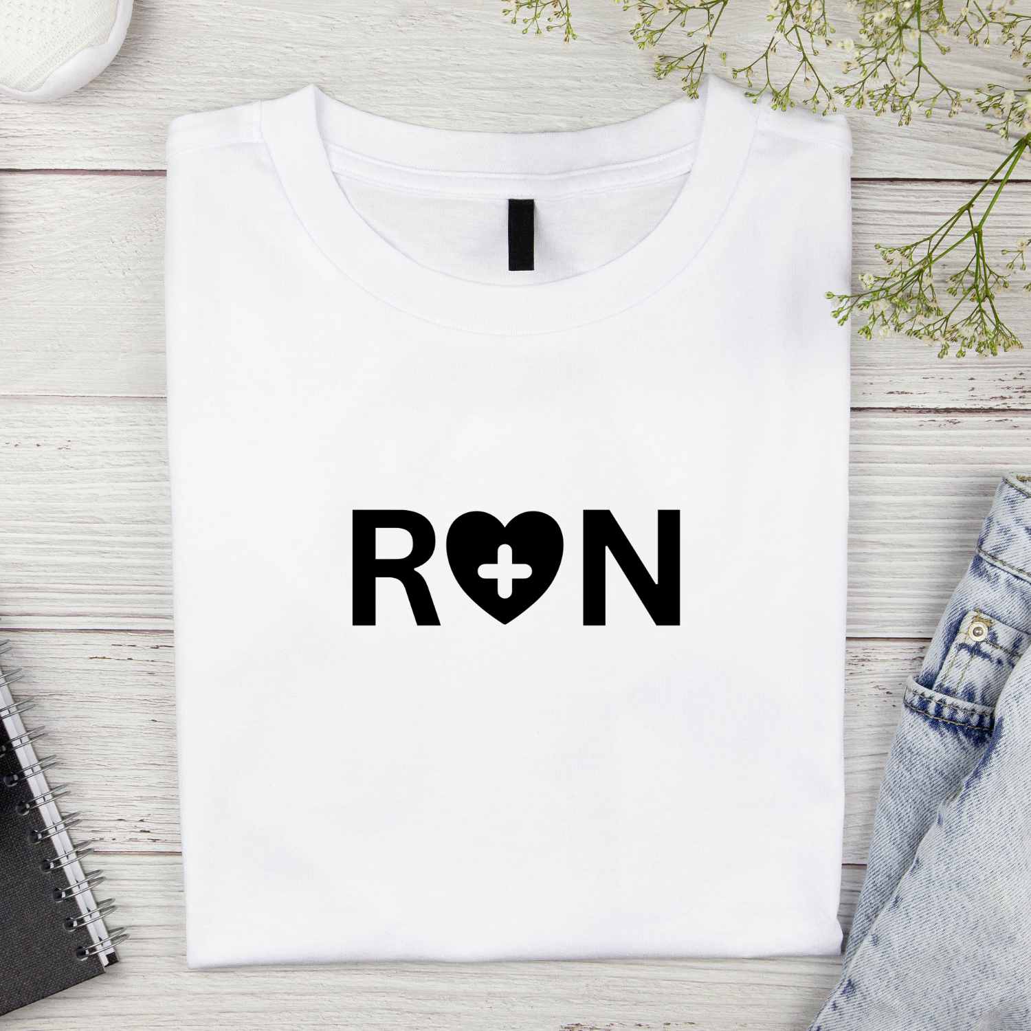 RN Registered Nurse T-shirt Design