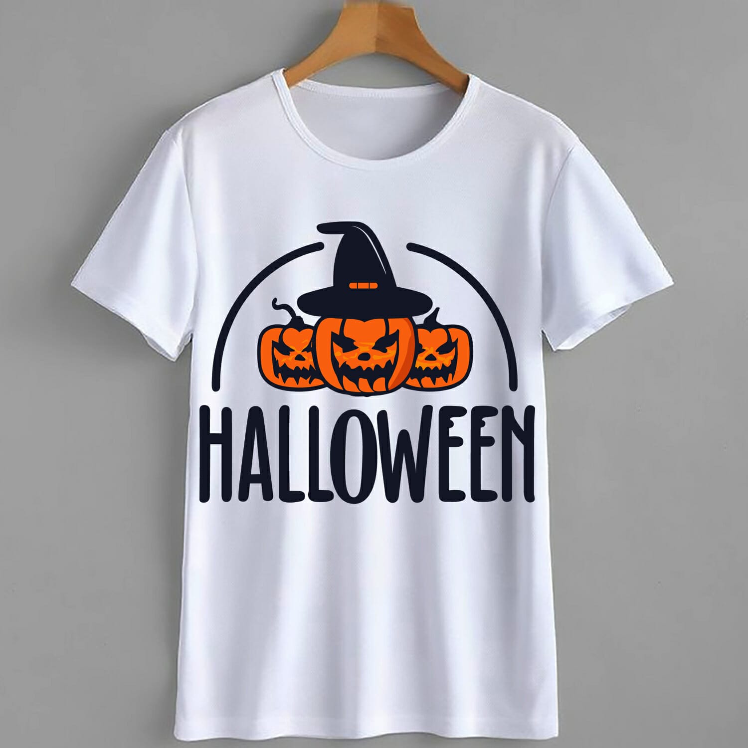 Halloween Pumpkins T-Shirt Design