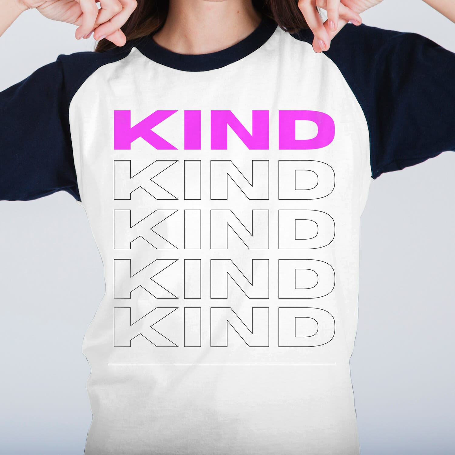 Kind Typography Tshirt Design For Free