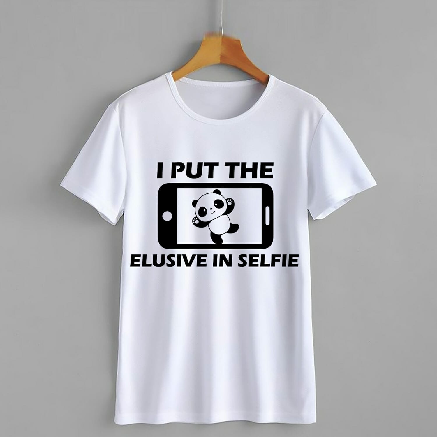 I Put The Elusive In Selfie T-Shirt Design
