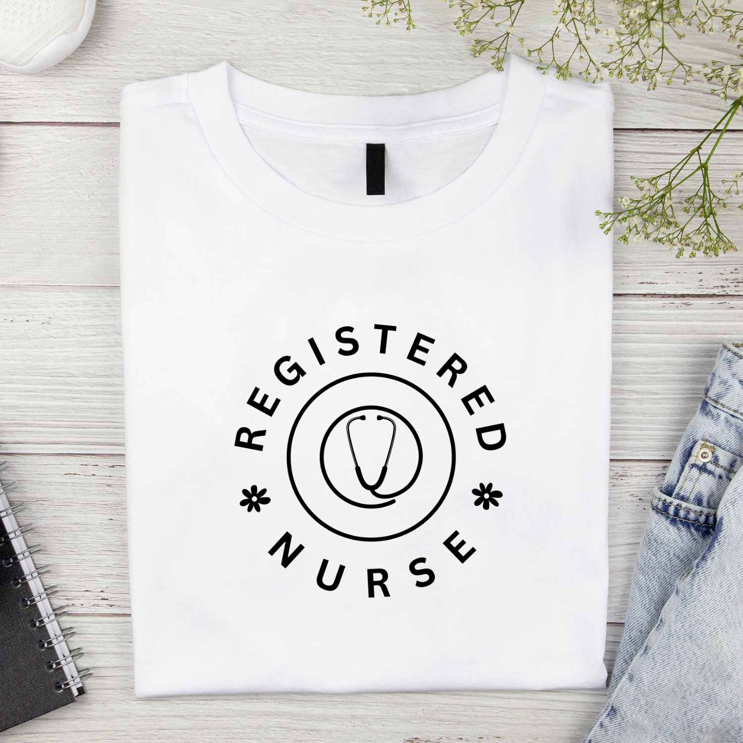 Registered Nurse Simple T-shirt Design