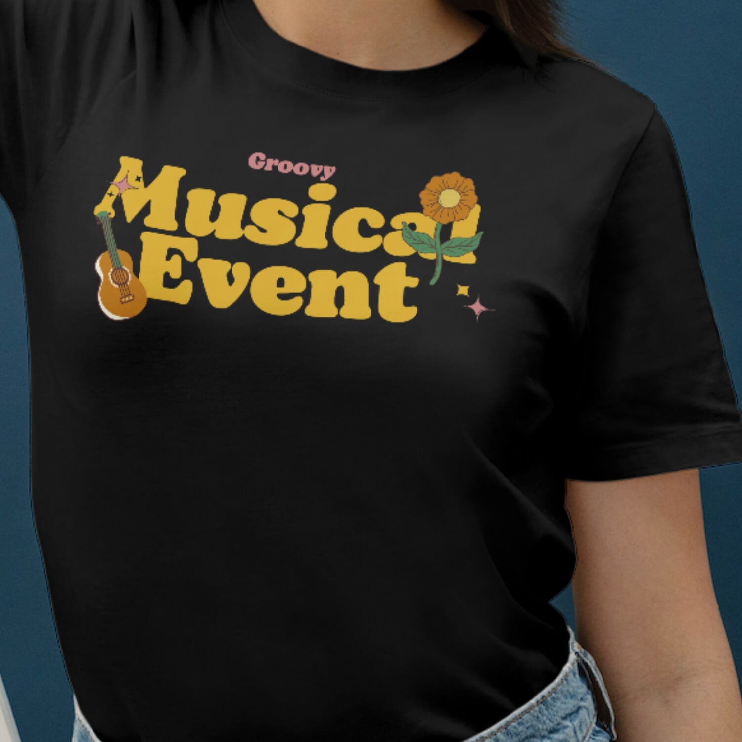 Groovy Musical Event Tshirt Design