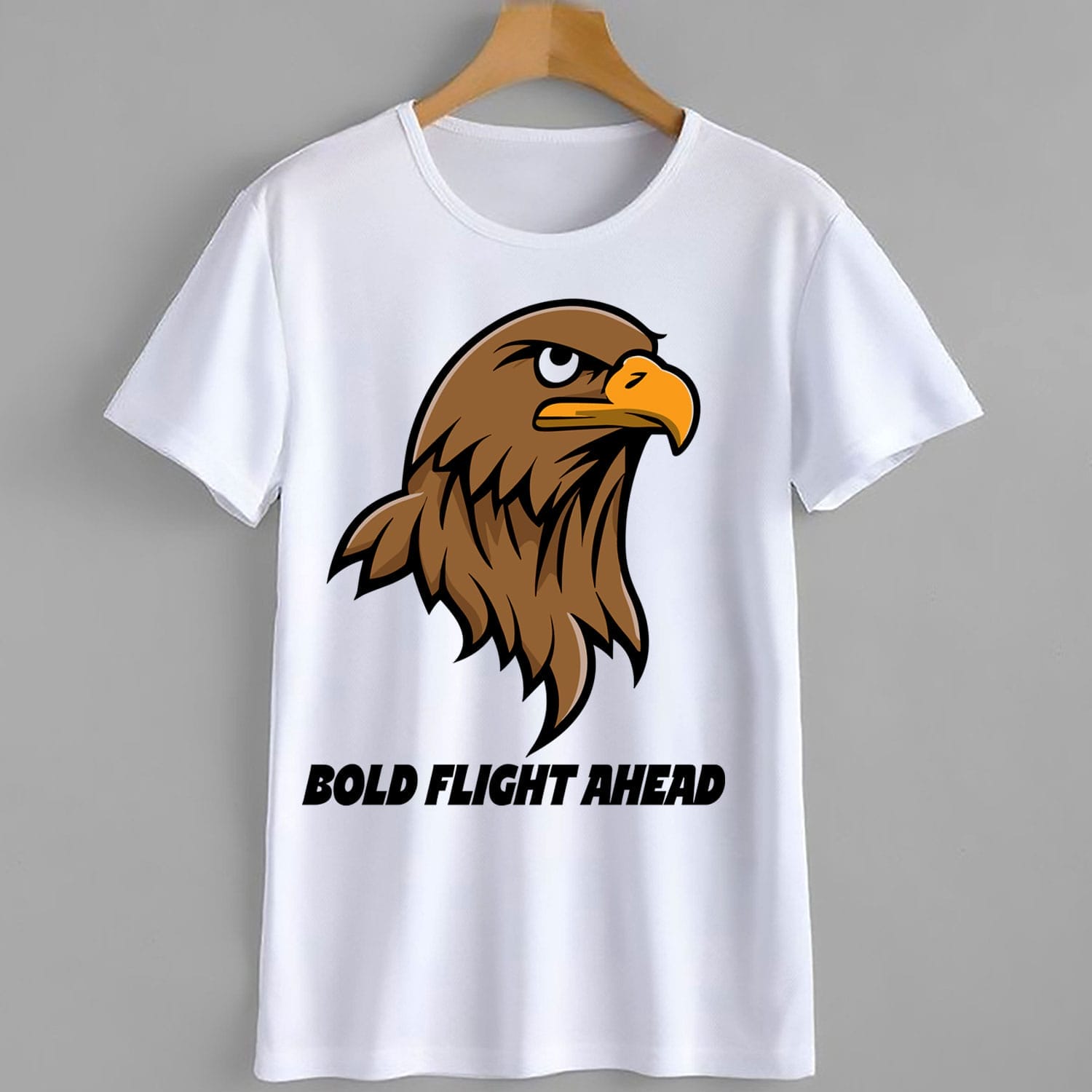 Bold flight ahead- eagle t shirt design