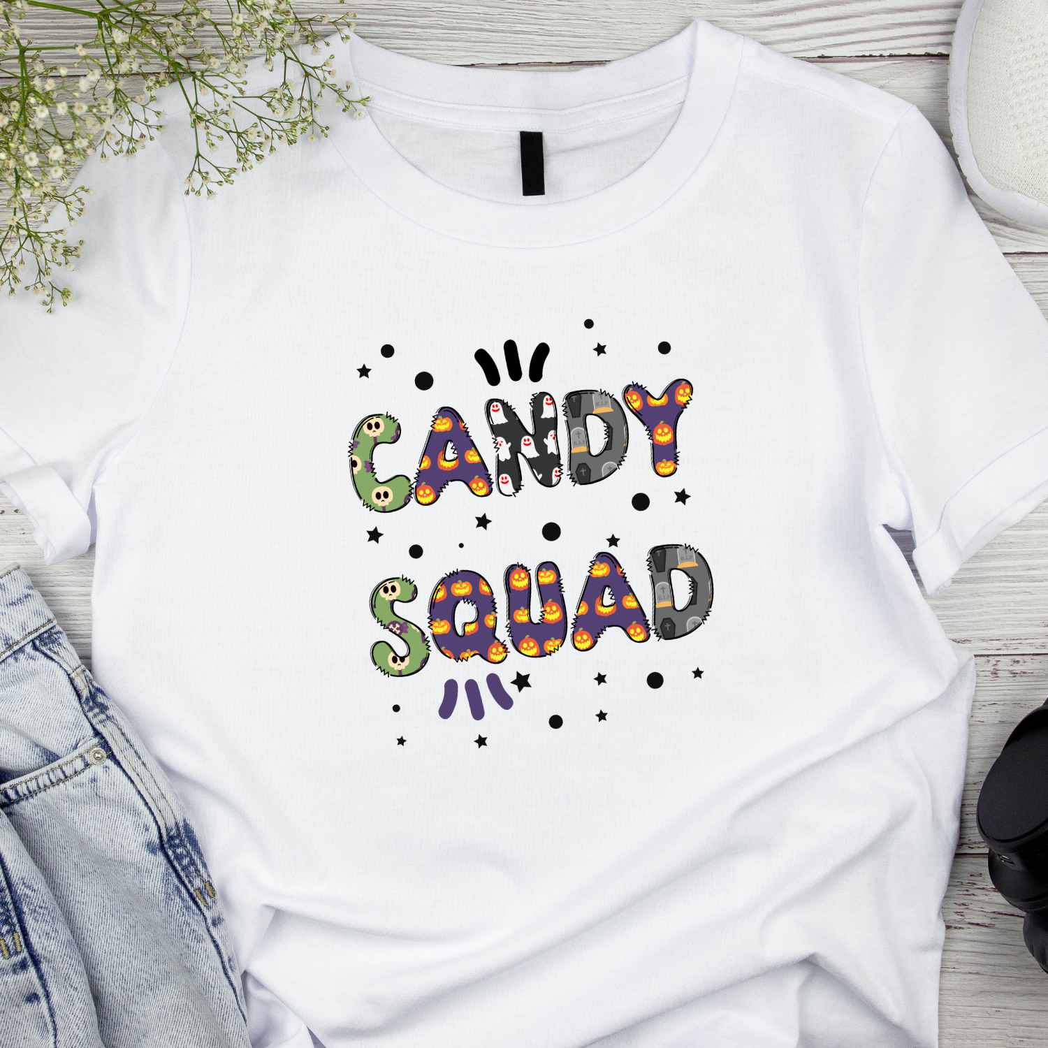 Candy Squad Halloween T-shirt Design