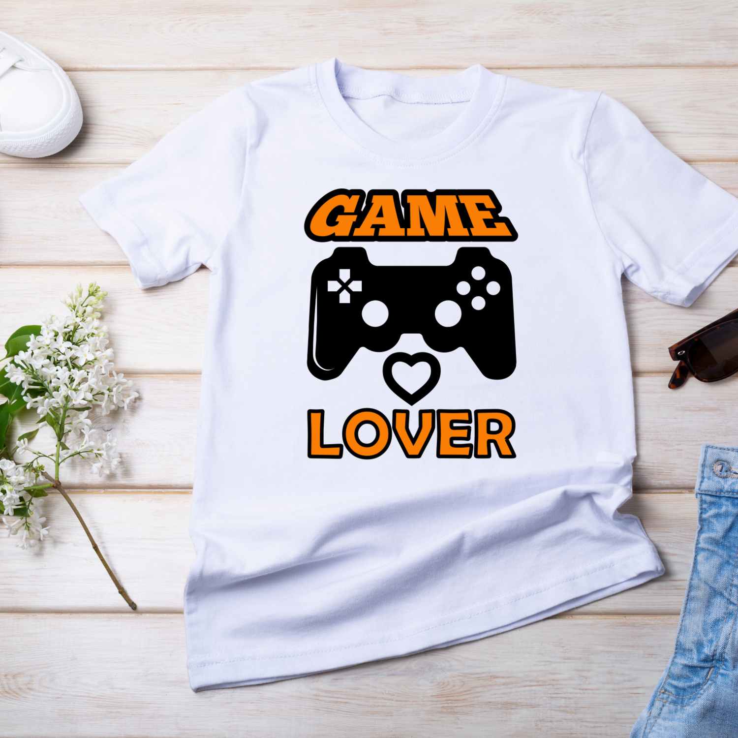 Game lover T-shirt Design