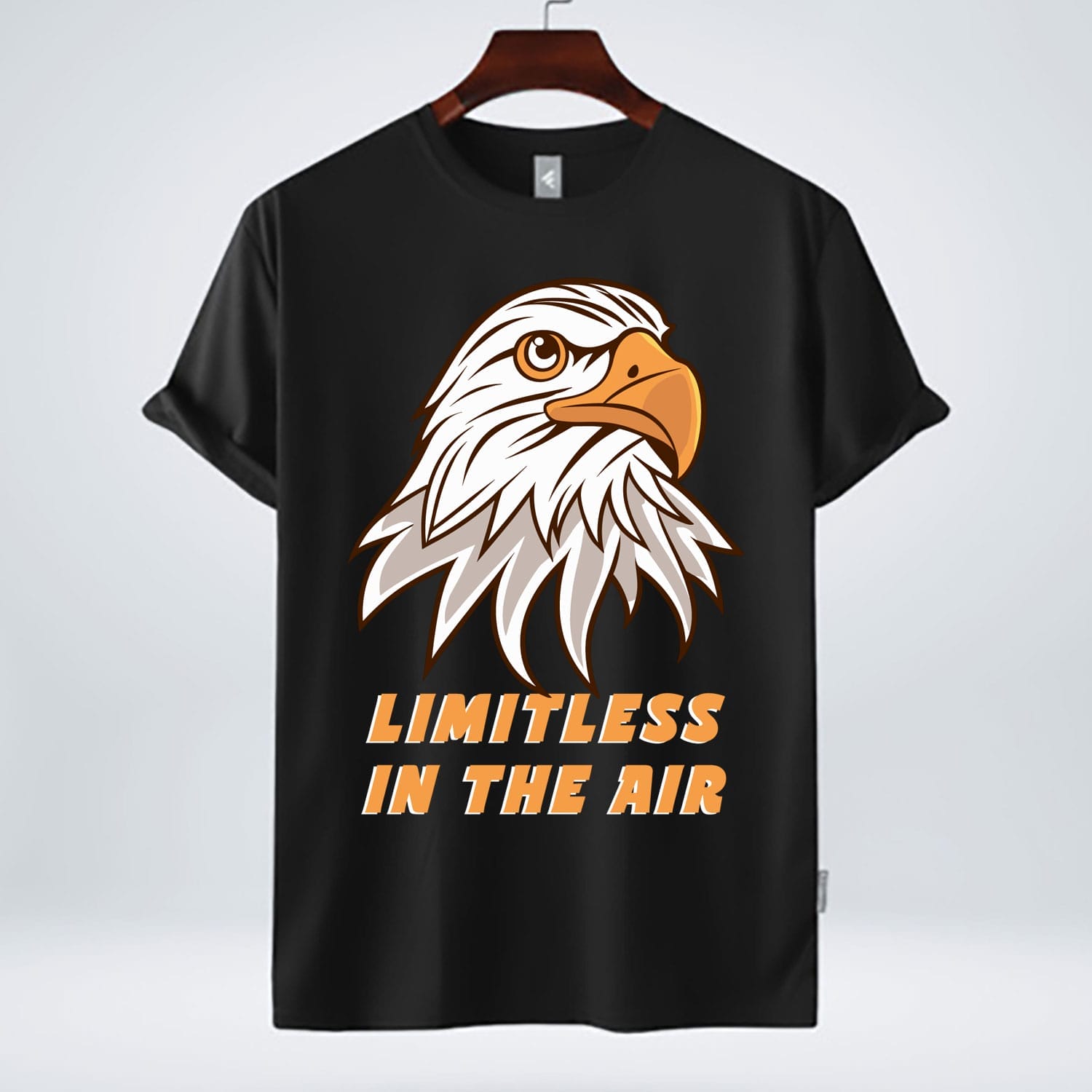 Limitless in the air eagle Tshirt Design