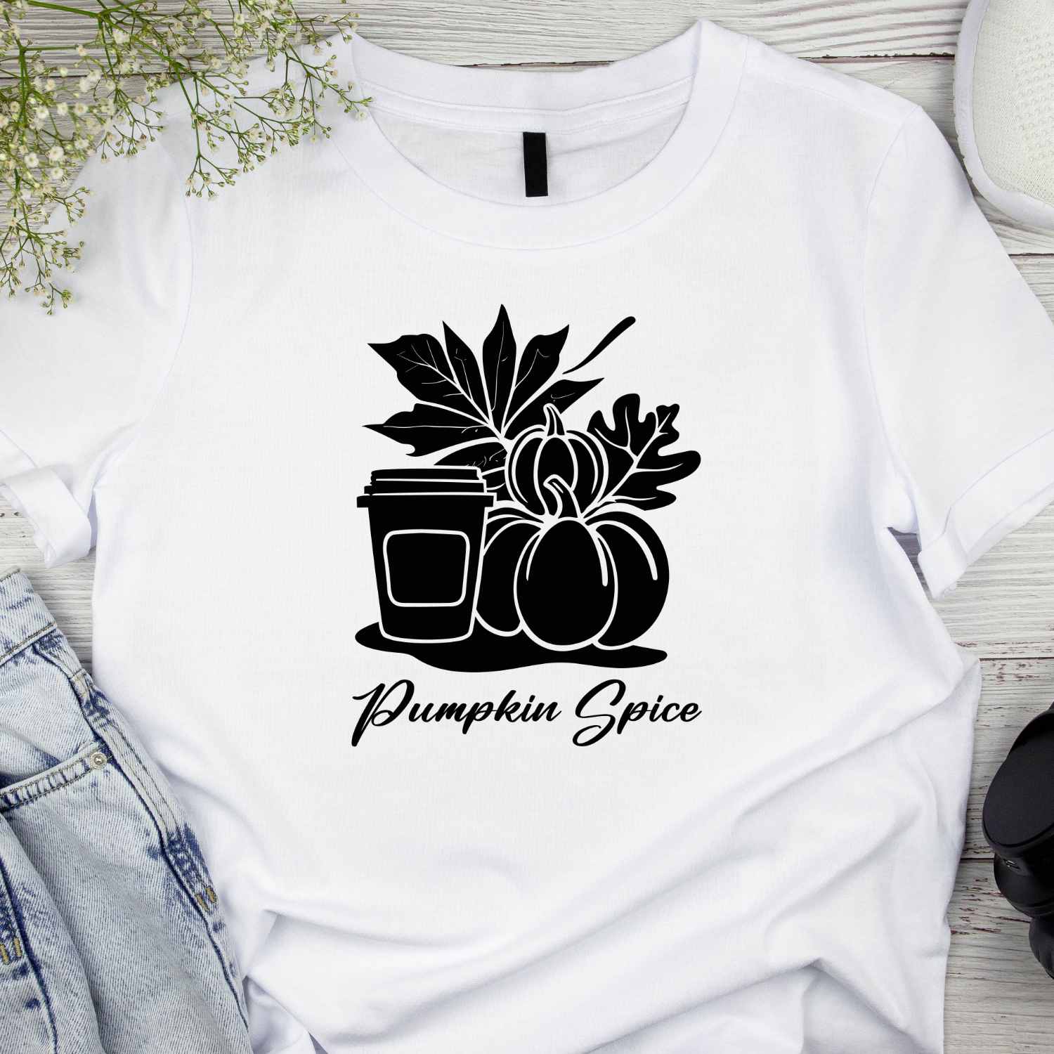 Autumn Pumpkin Spice T-shirt Design