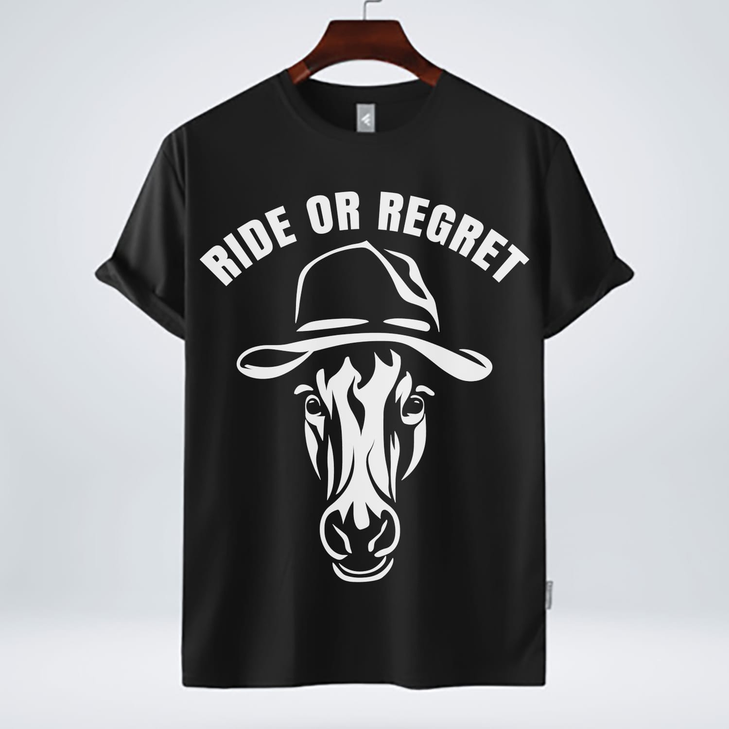 Ride or Regret - Horse Lovers T-Shirt Design