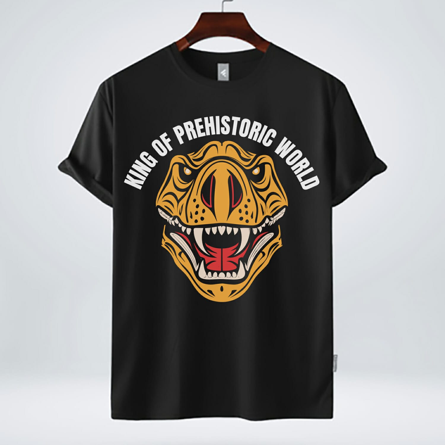 King of Prehistoric World - Dinosaur T-Shirt Design
