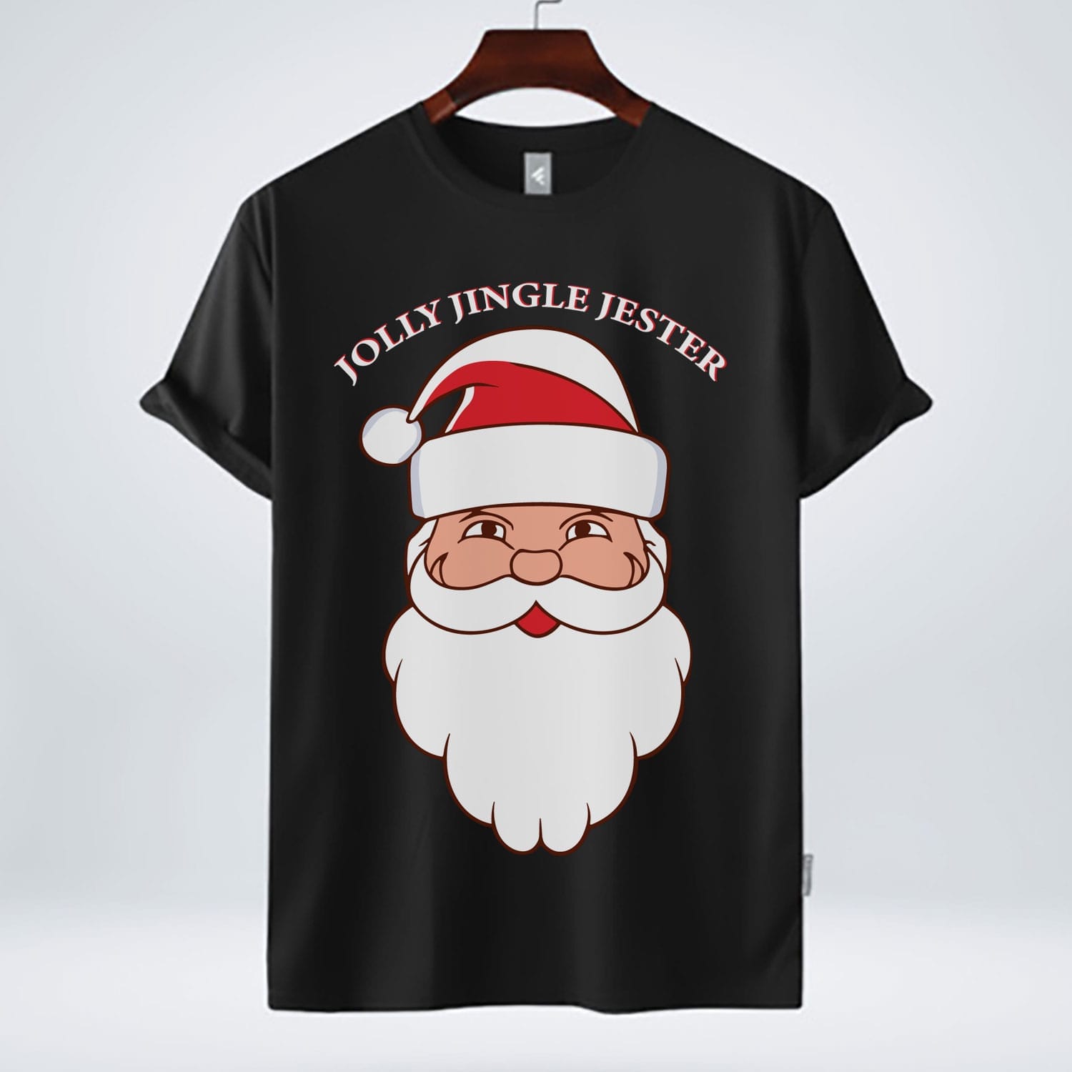 Jolly Jingle Santa Free T-shirt Design