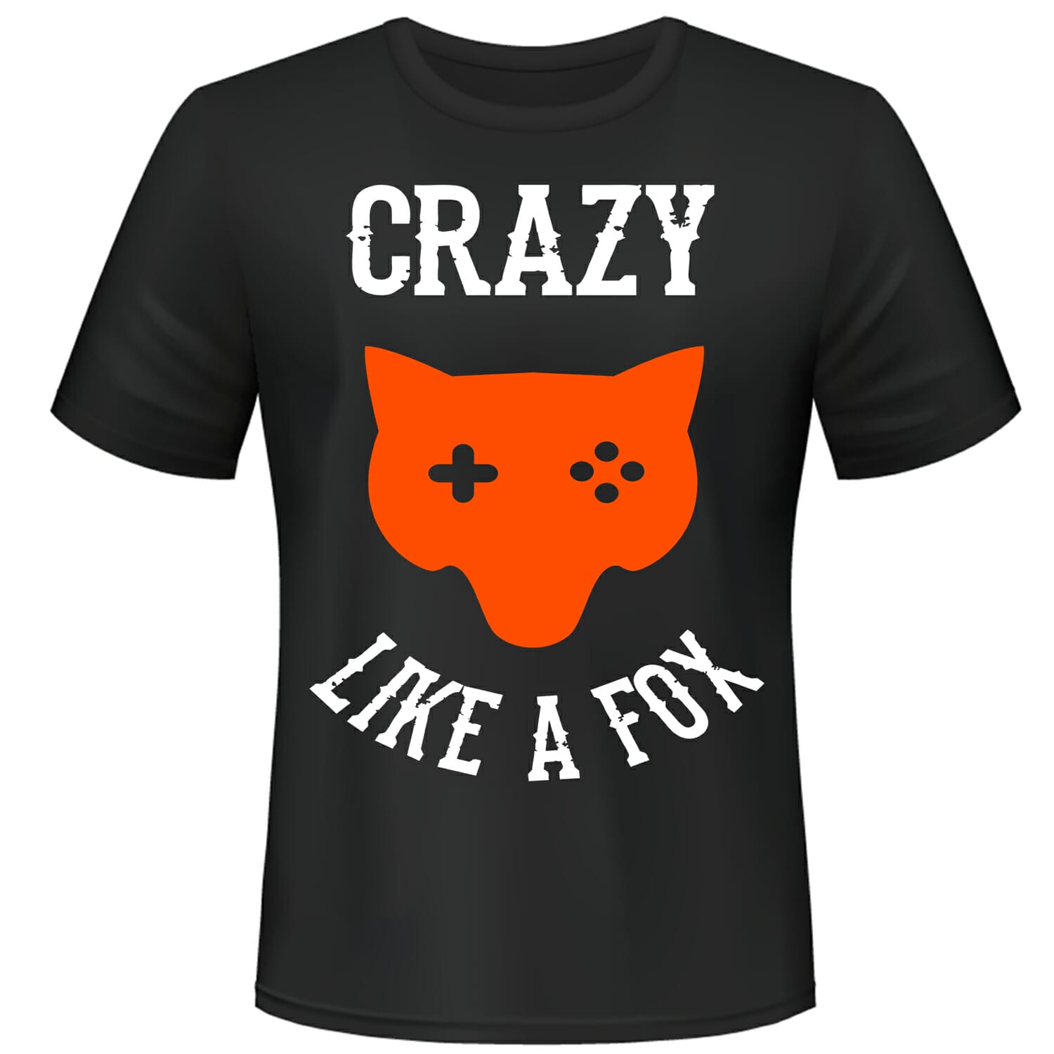 crazy like a fox tshirt design