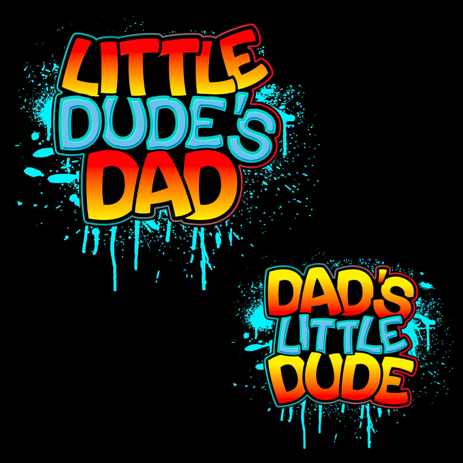 dad and son tshirt design bundle