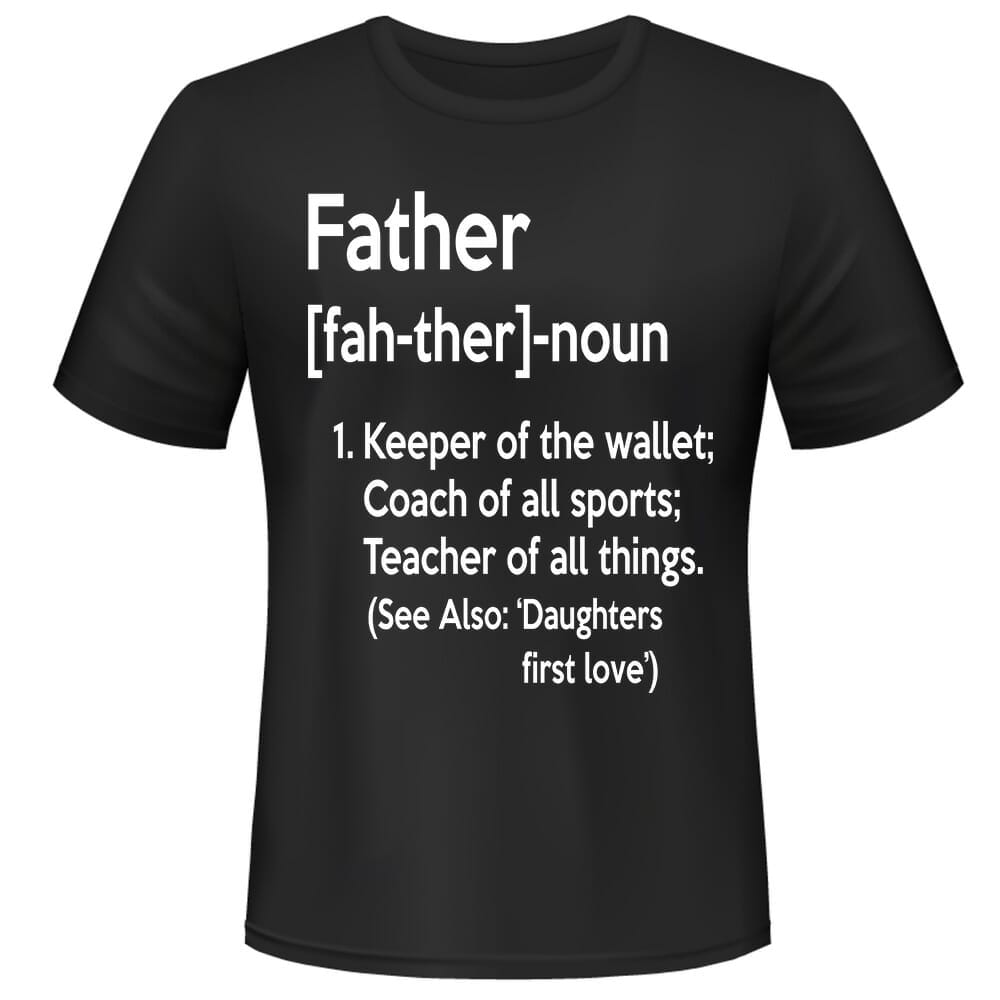 Father Definition Tshirt design