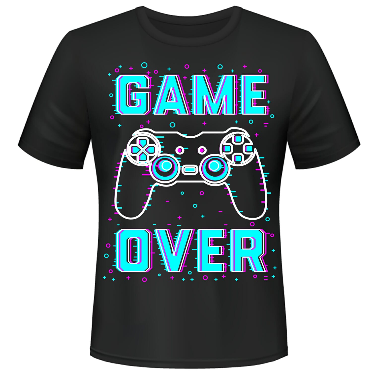 game over T-shirt design