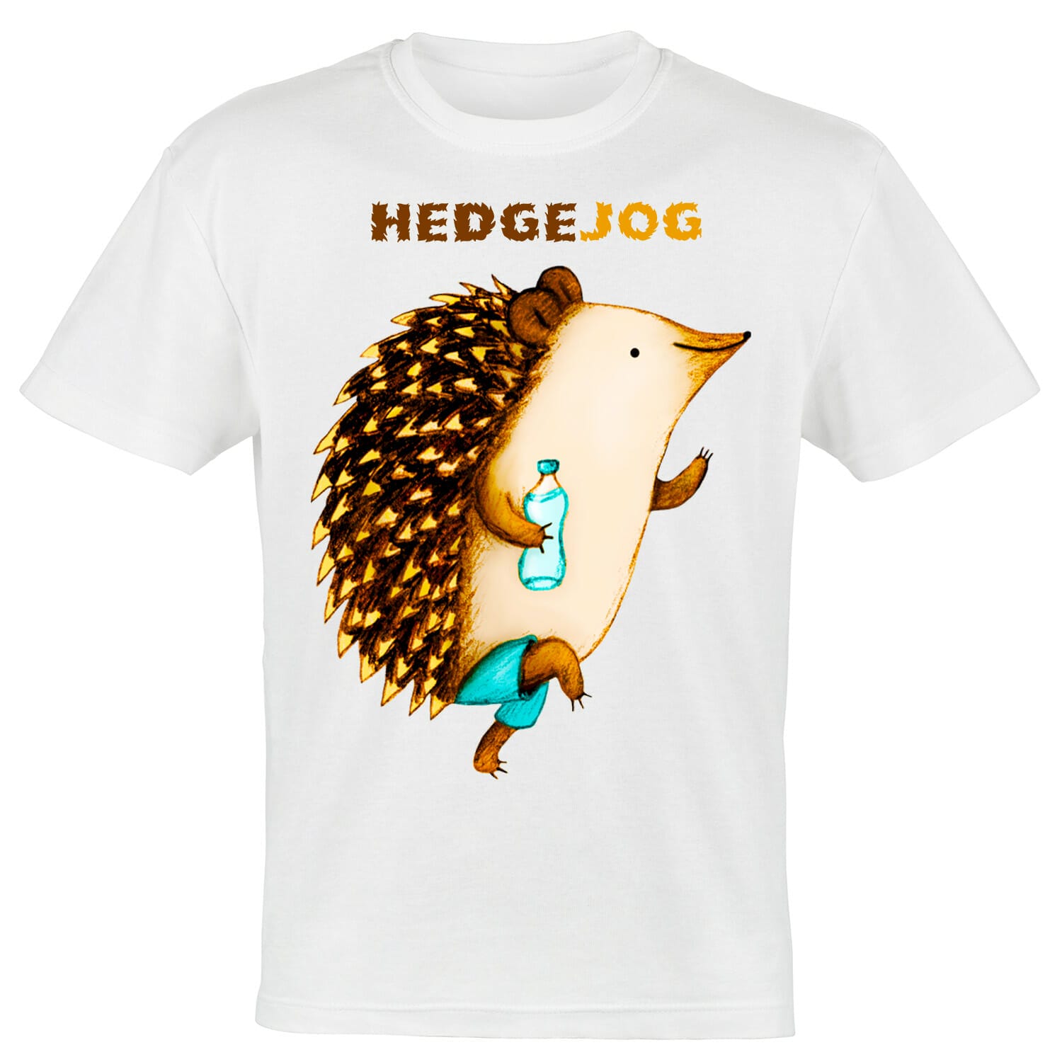 HedgeJog Funny Hedgehog Tshirt Design