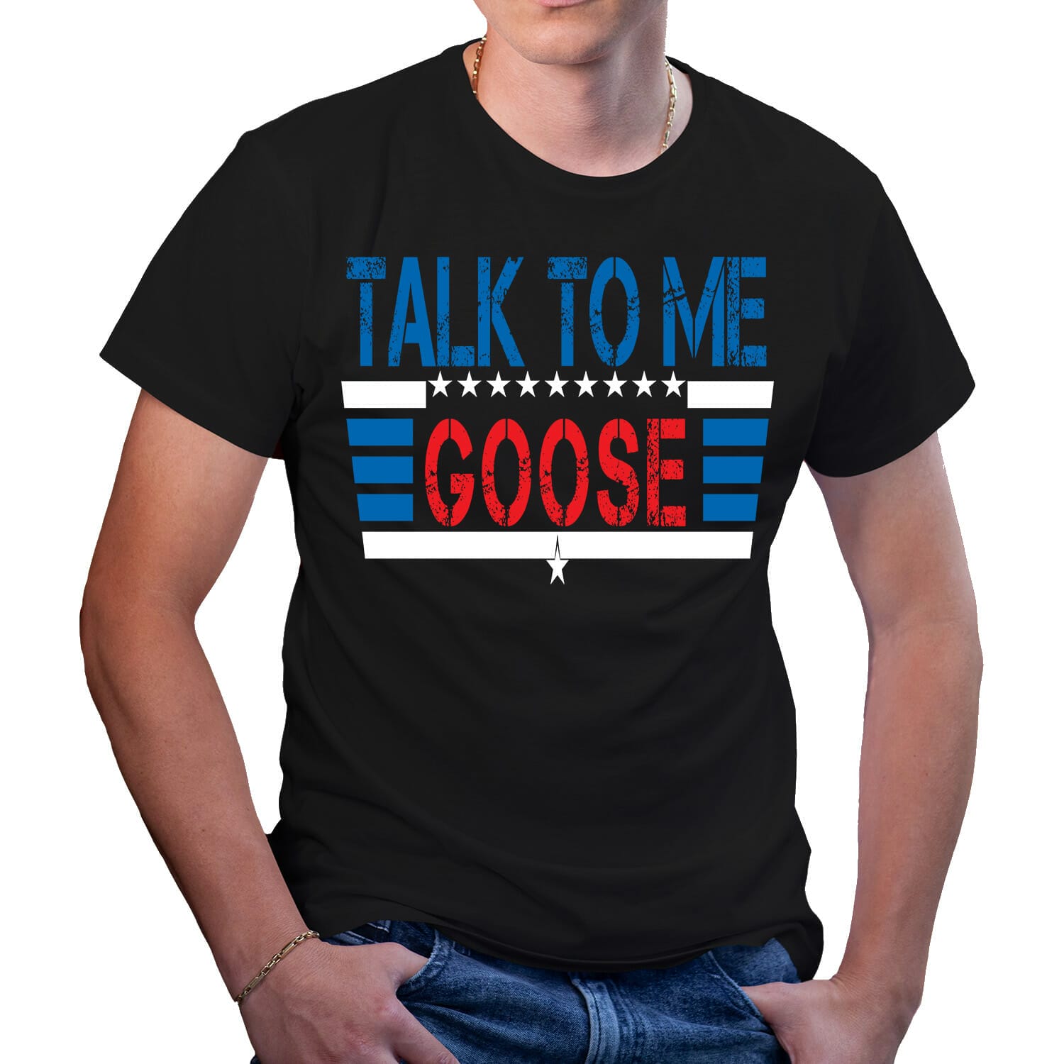 talk to me goose tshirt design