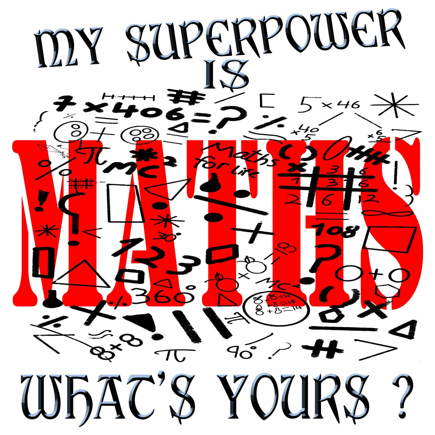My Superpower is maths What's yours