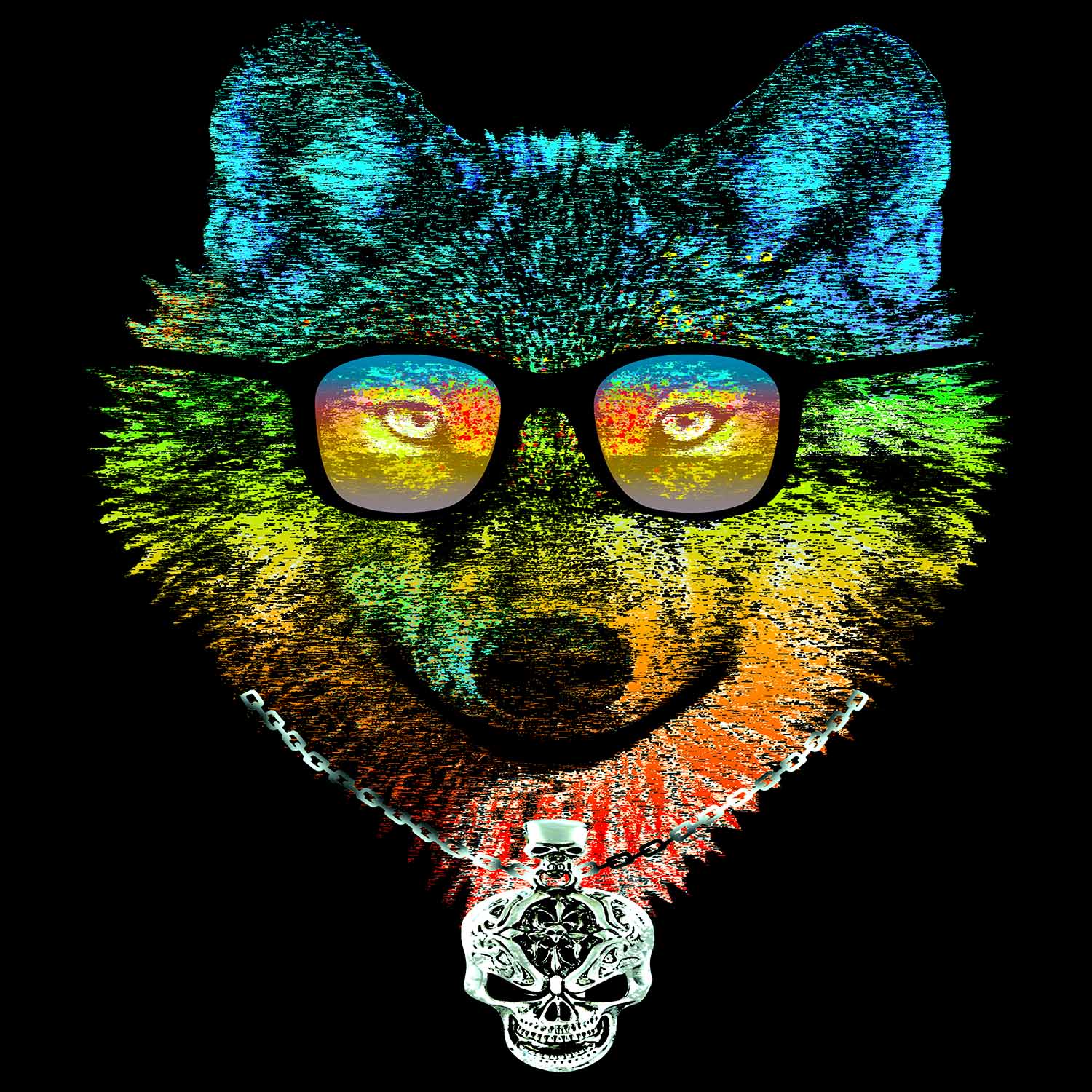 Wolf With Glasses LGBT