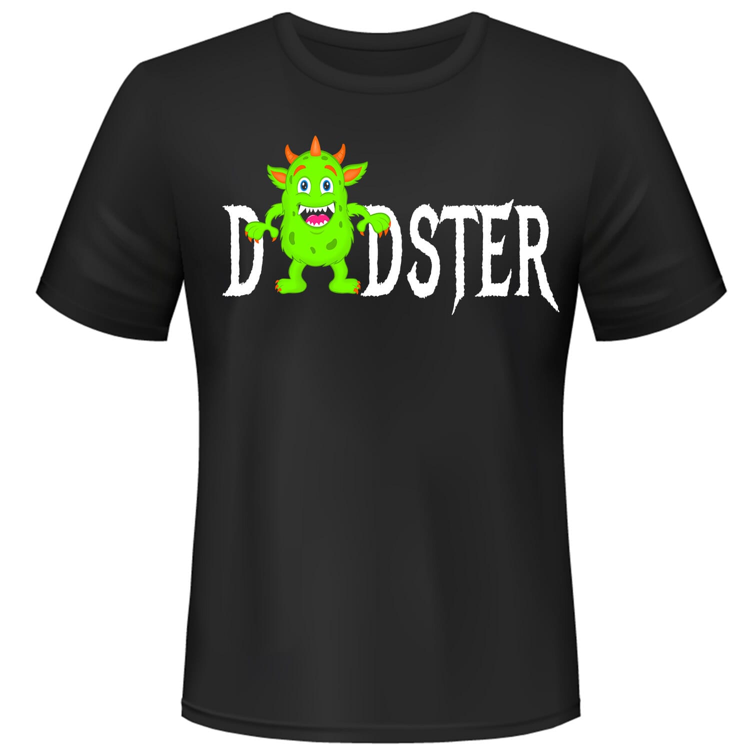 dadster funny monster tshirt design