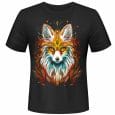 mystical fox tshirt design