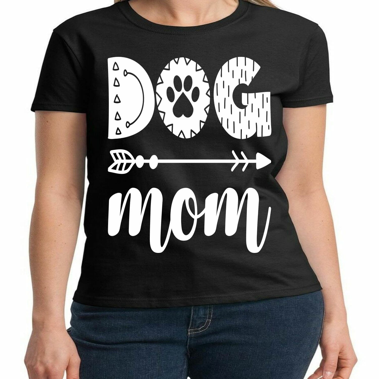 Dog Mom Tshirt Design