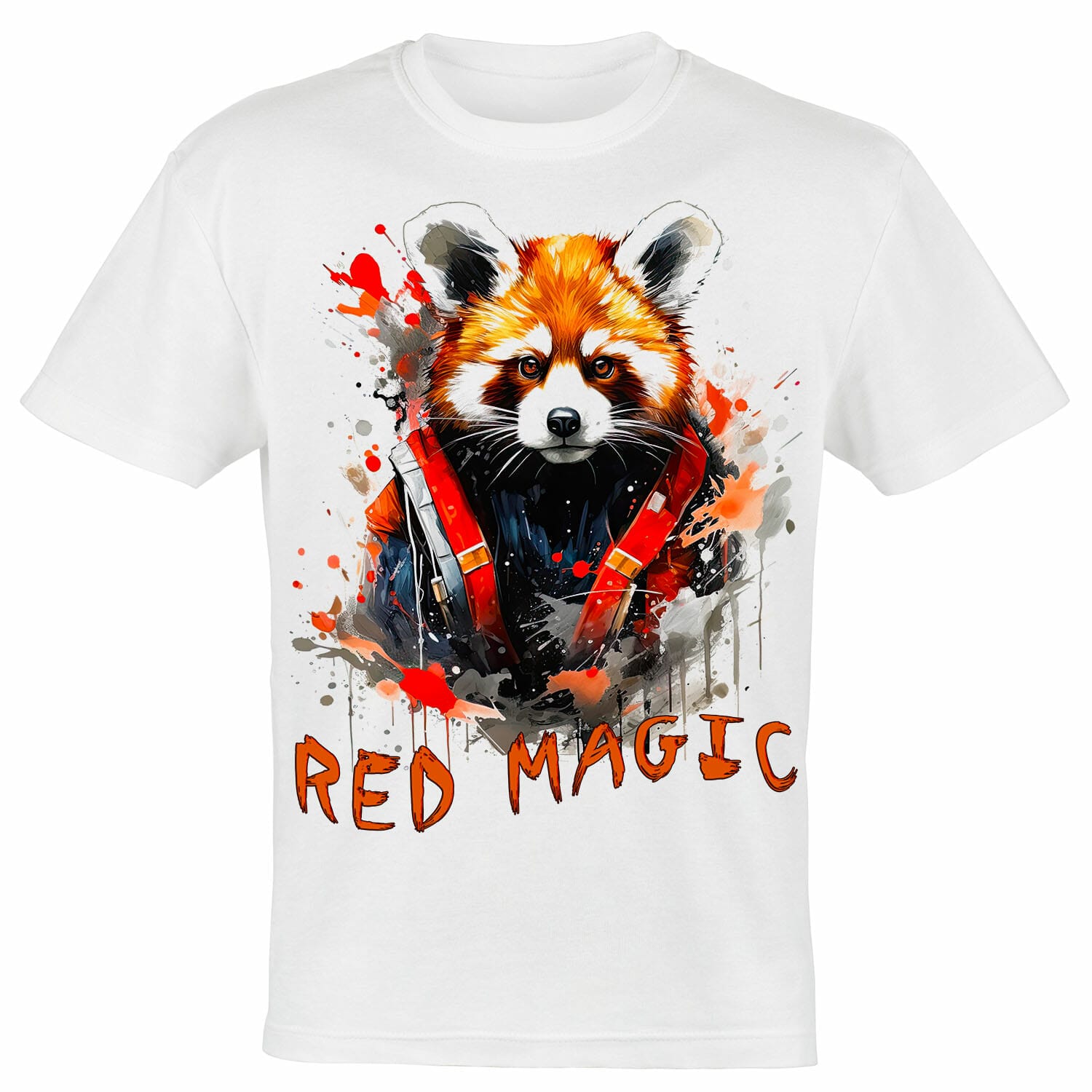 Red Magic Red Panda Tshirt Design