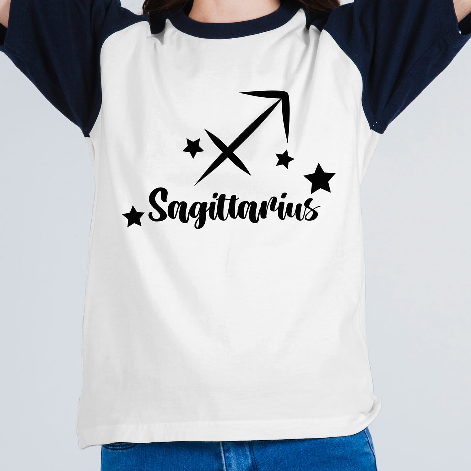 Sagittarius Horoscope Tshirt design