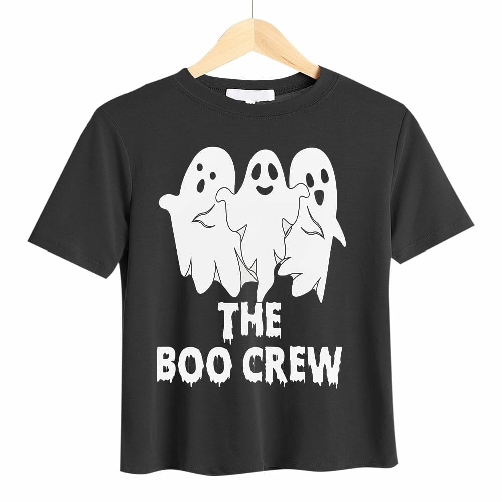 Boo Crew Halloween T-shirt Design