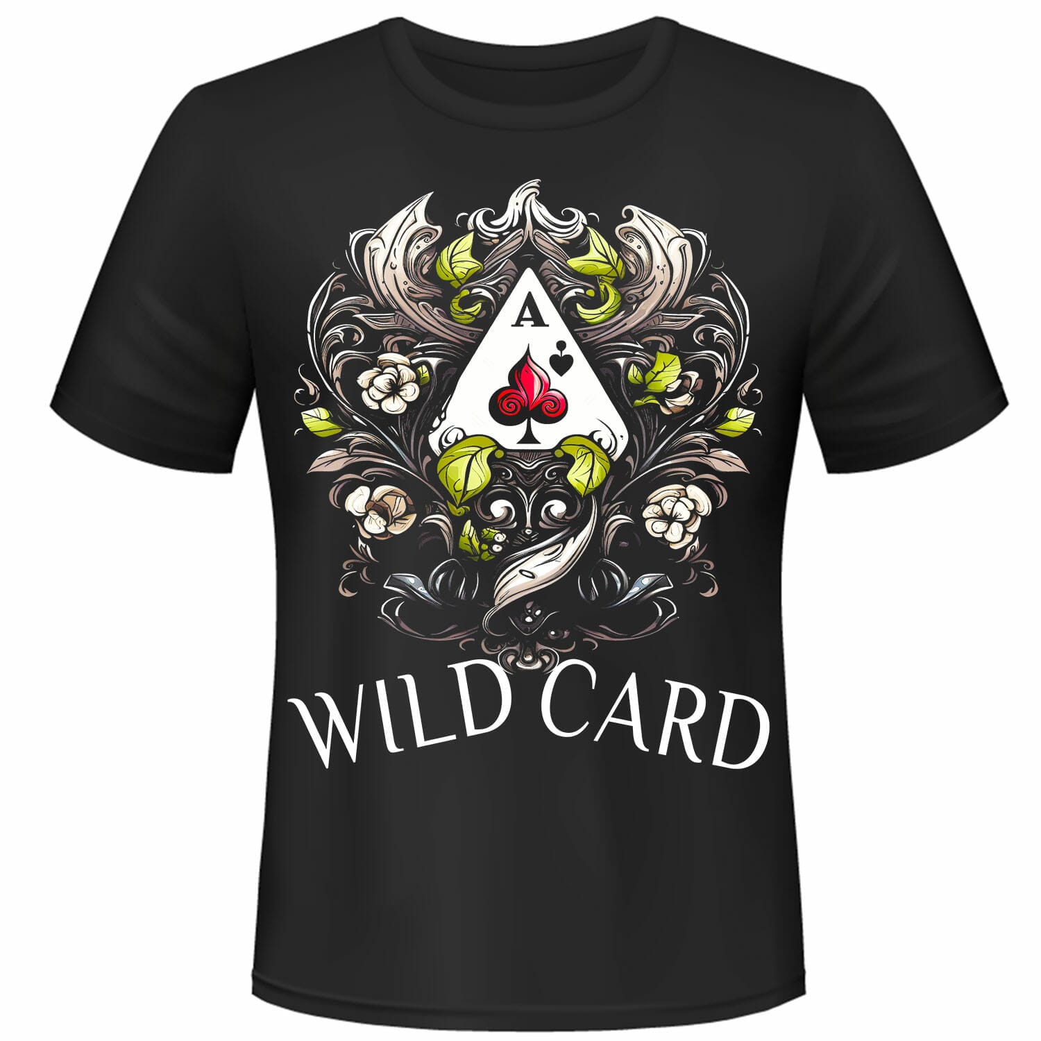 Wild Card - Free T-Shirt Design For Card Players