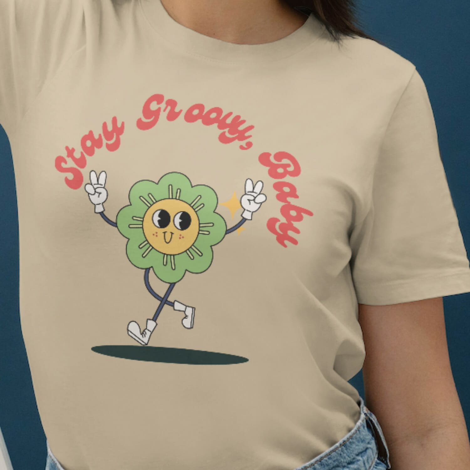 Stay groovy baby T-shirt Design
